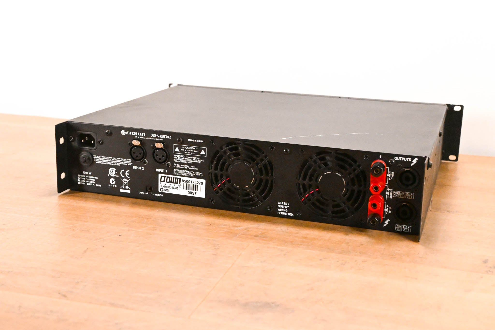 Crown XLS 802 2-Channel Power Amplifier