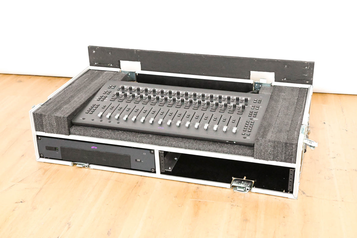 AVID S3 16-Fader Control Surface w/ E3 Engine and Road Case