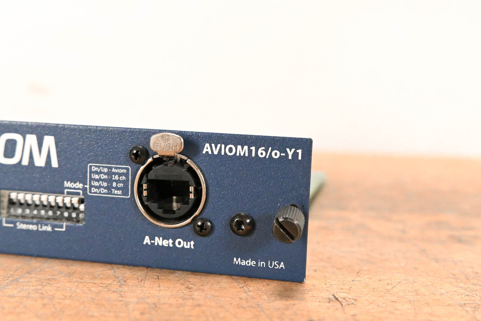 Aviom 16/o-Y1 A-Net Card for Yamaha Digital Products