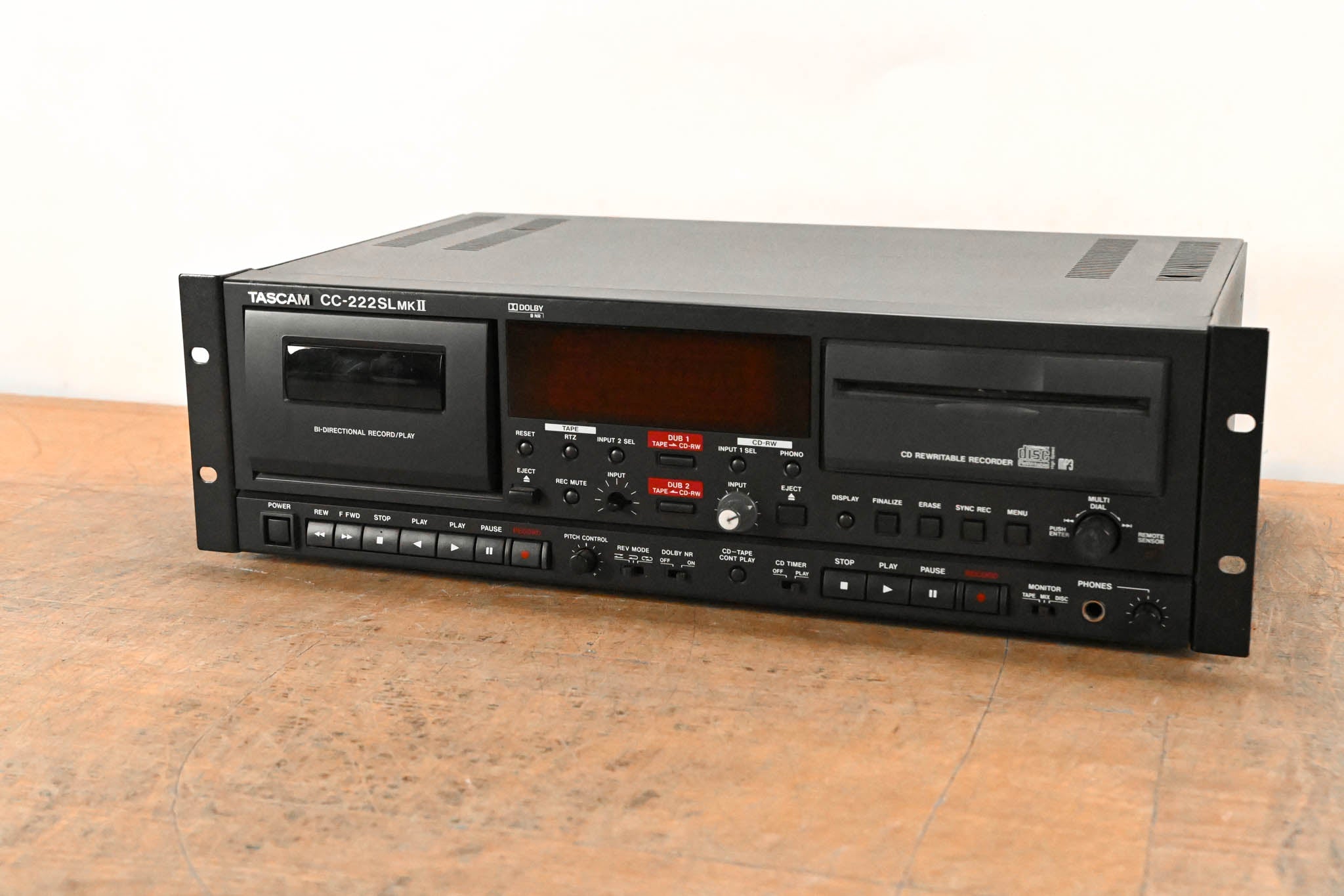 TASCAM CC-222SLMKII CD Recorder / Cassette Combination Deck
