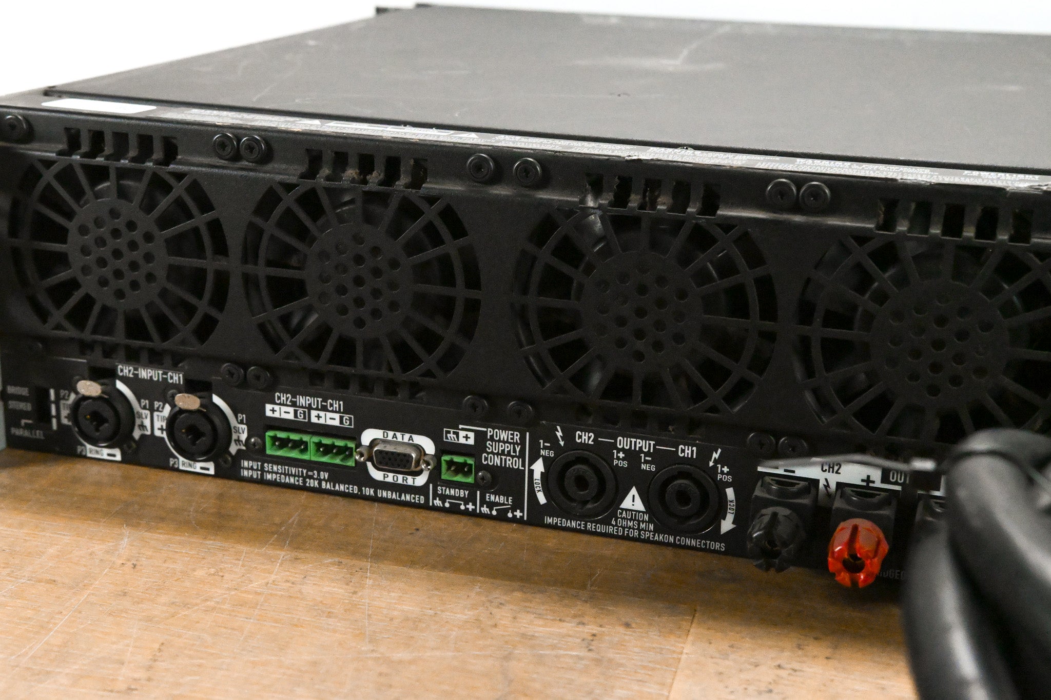 QSC PowerLight 6.0 PFC Power Factor Corrected 2-Channel Power Amplifier