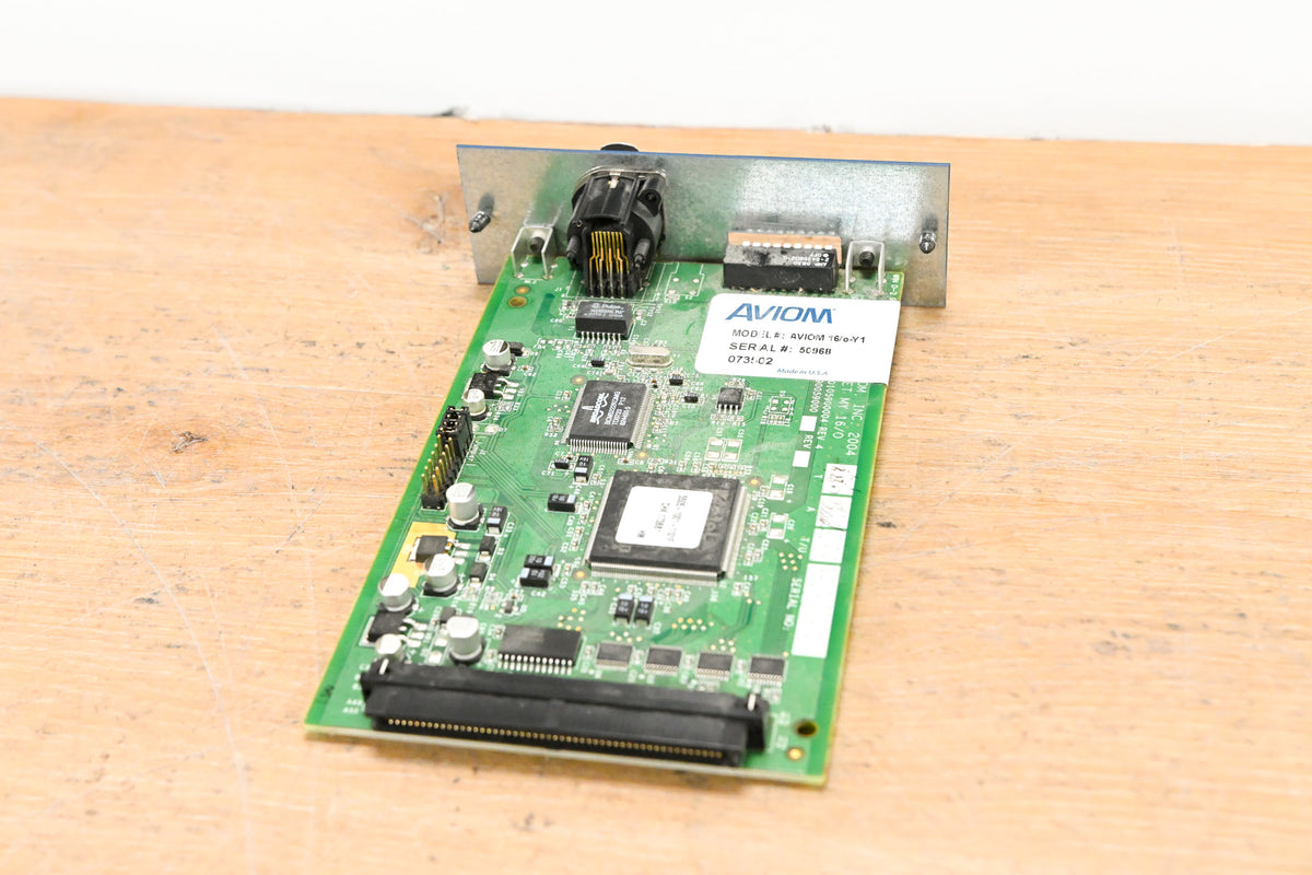 Aviom 16/o-Y1 A-Net Card for Yamaha Digital Products