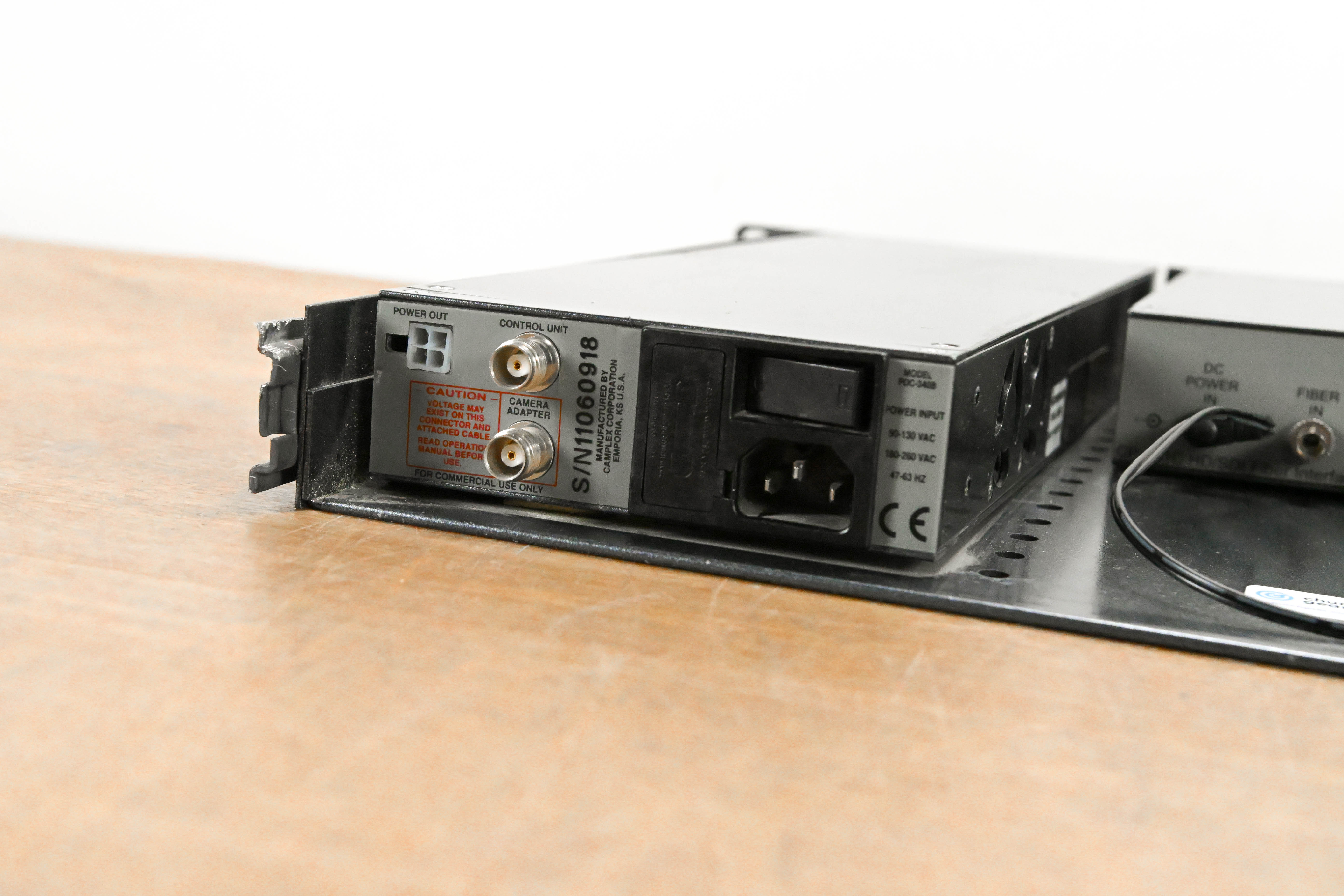 Camplex CP-301C HD/SDI Fiber Camera Multiplexer Rack