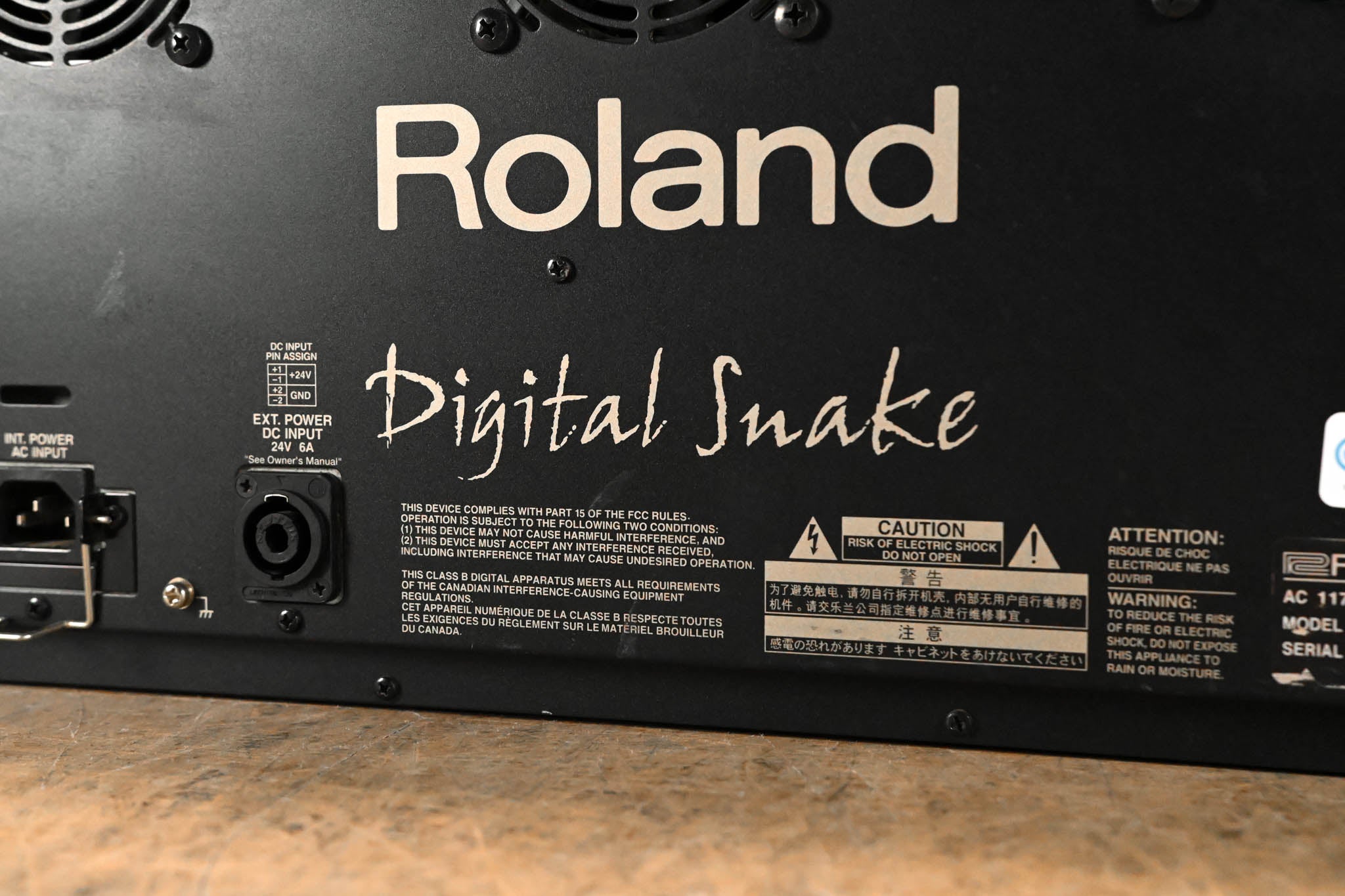 Roland S-4000S-3208 Digital Snake 24x16 Modular Stage Unit