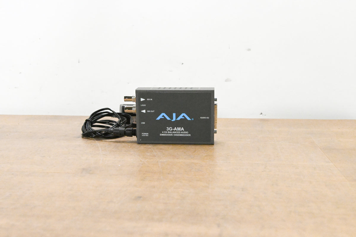 AJA 3G-AMA 3G-SDI Analog Audio Embedder/Disembedder