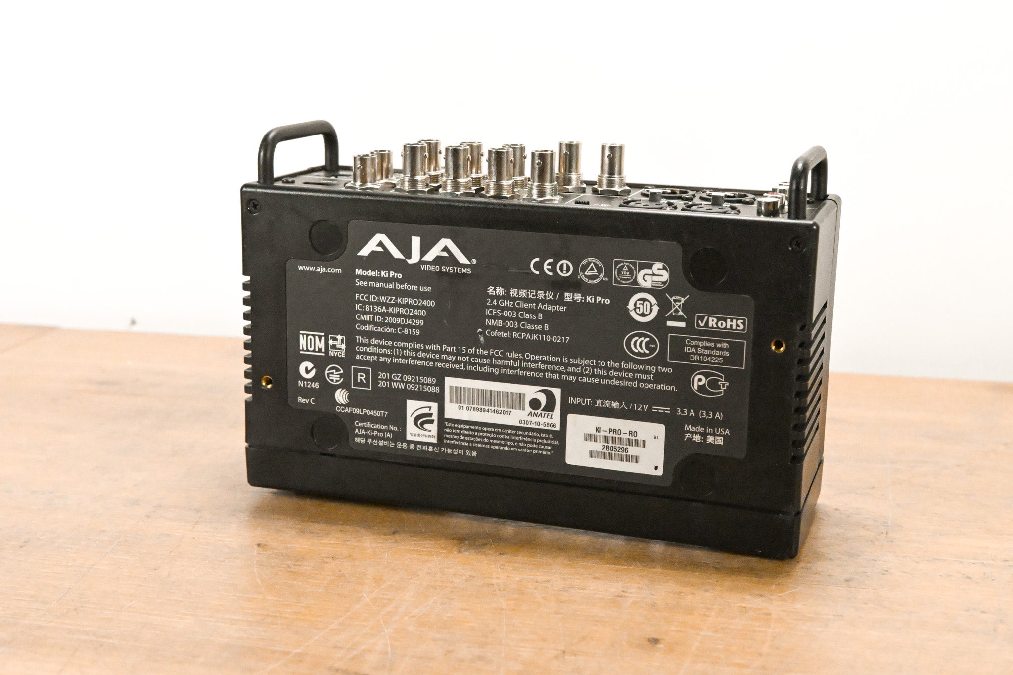 AJA Ki Pro File-Based HD/SD Video Recorder and Player (NO POWER SUPPLY)
