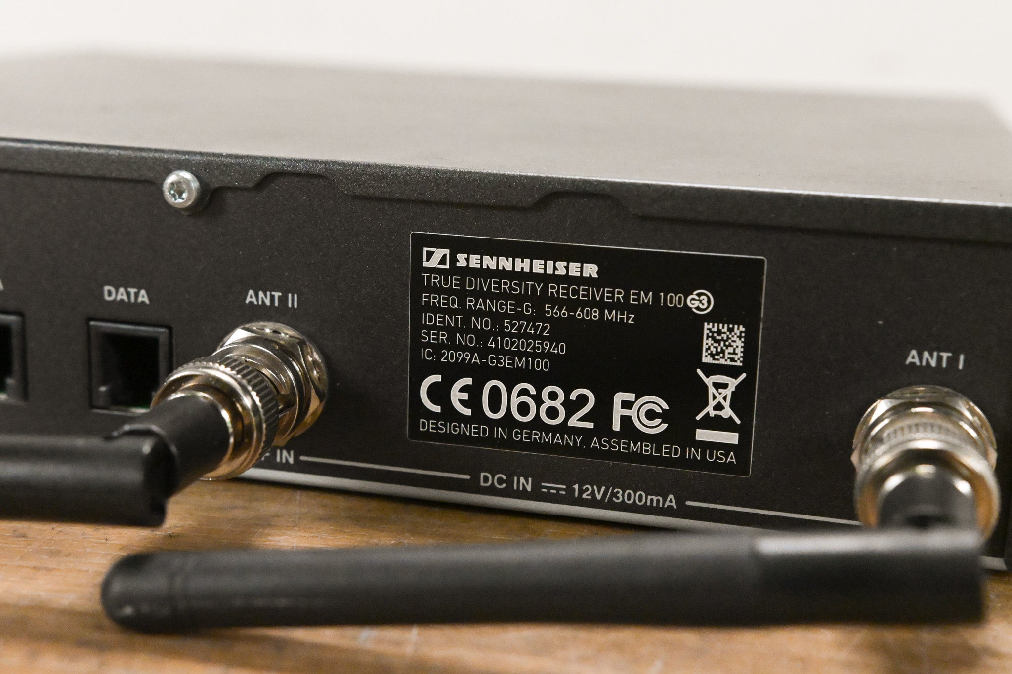 Sennheiser ew 100 G3 Bodypack Wireless System 566-608MHz NO POWER SUPPLY