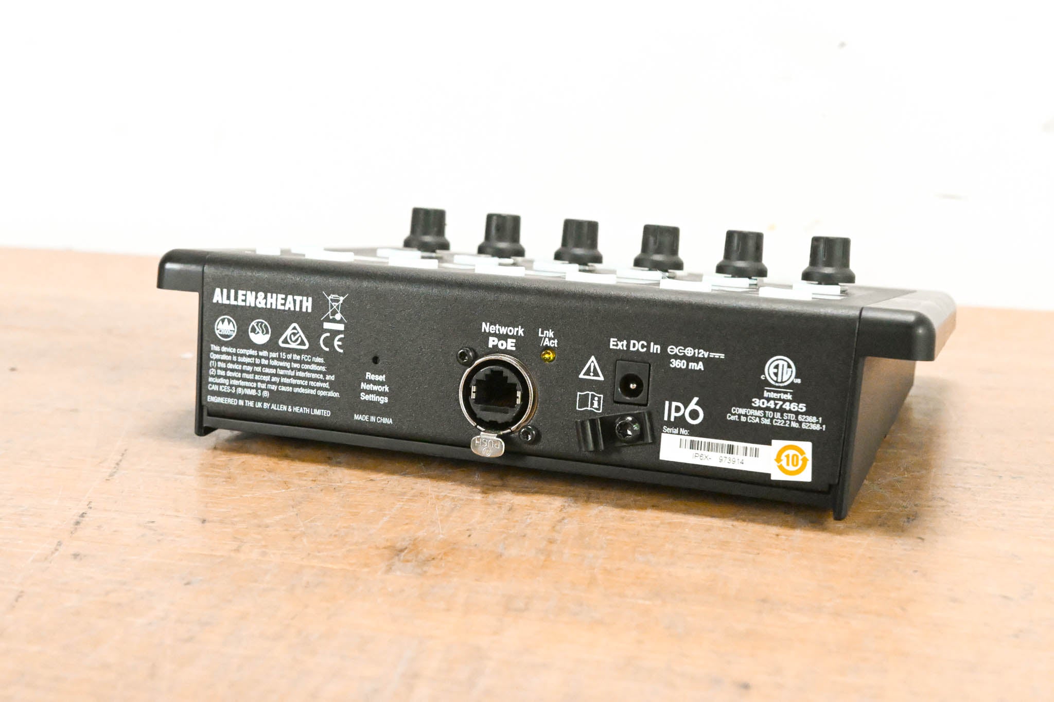 Allen & Heath IP6 Six Rotary Remote Controller for dLive/Avantis/AHM