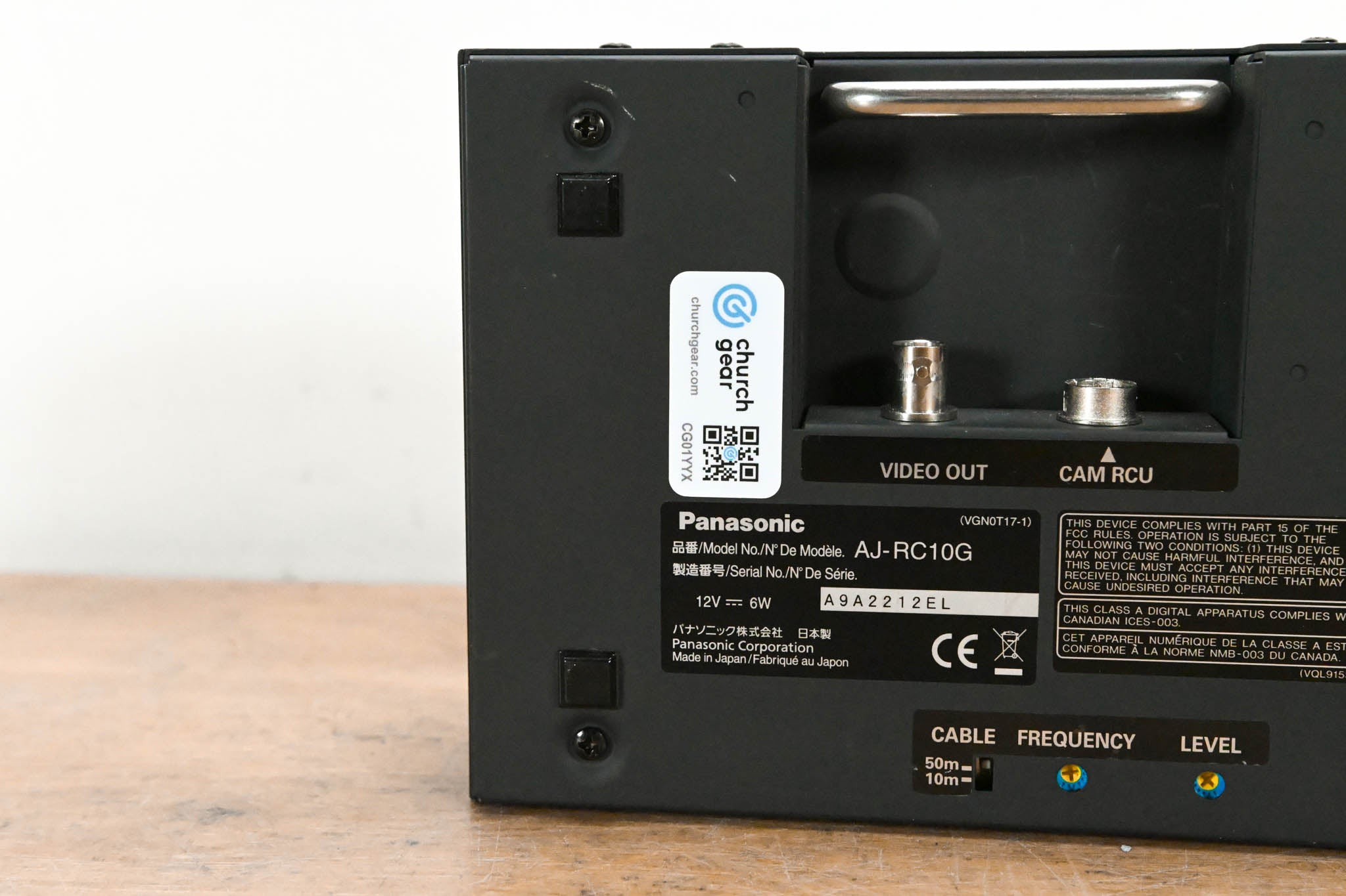 Panasonic AJ-RC10G Remote Control Unit