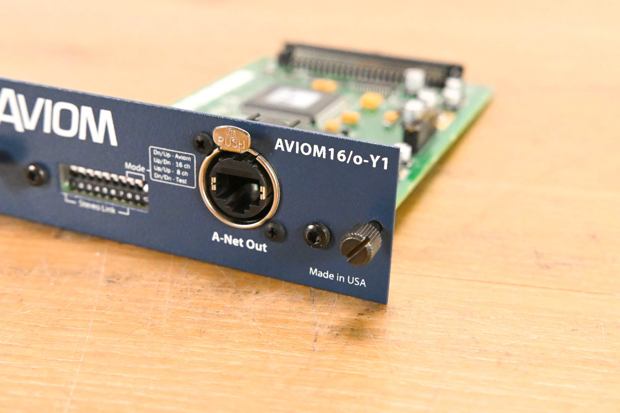 Aviom 16/o-Y1 A-Net Card for Yamaha Digital Products