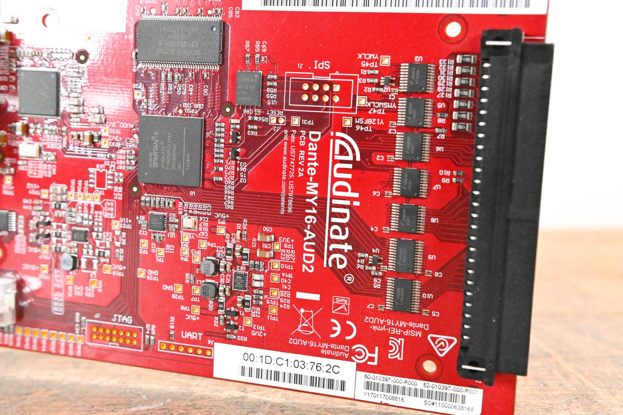 Audinate Dante-MY16-AUD2 16-Channel Dante Network I/O Card