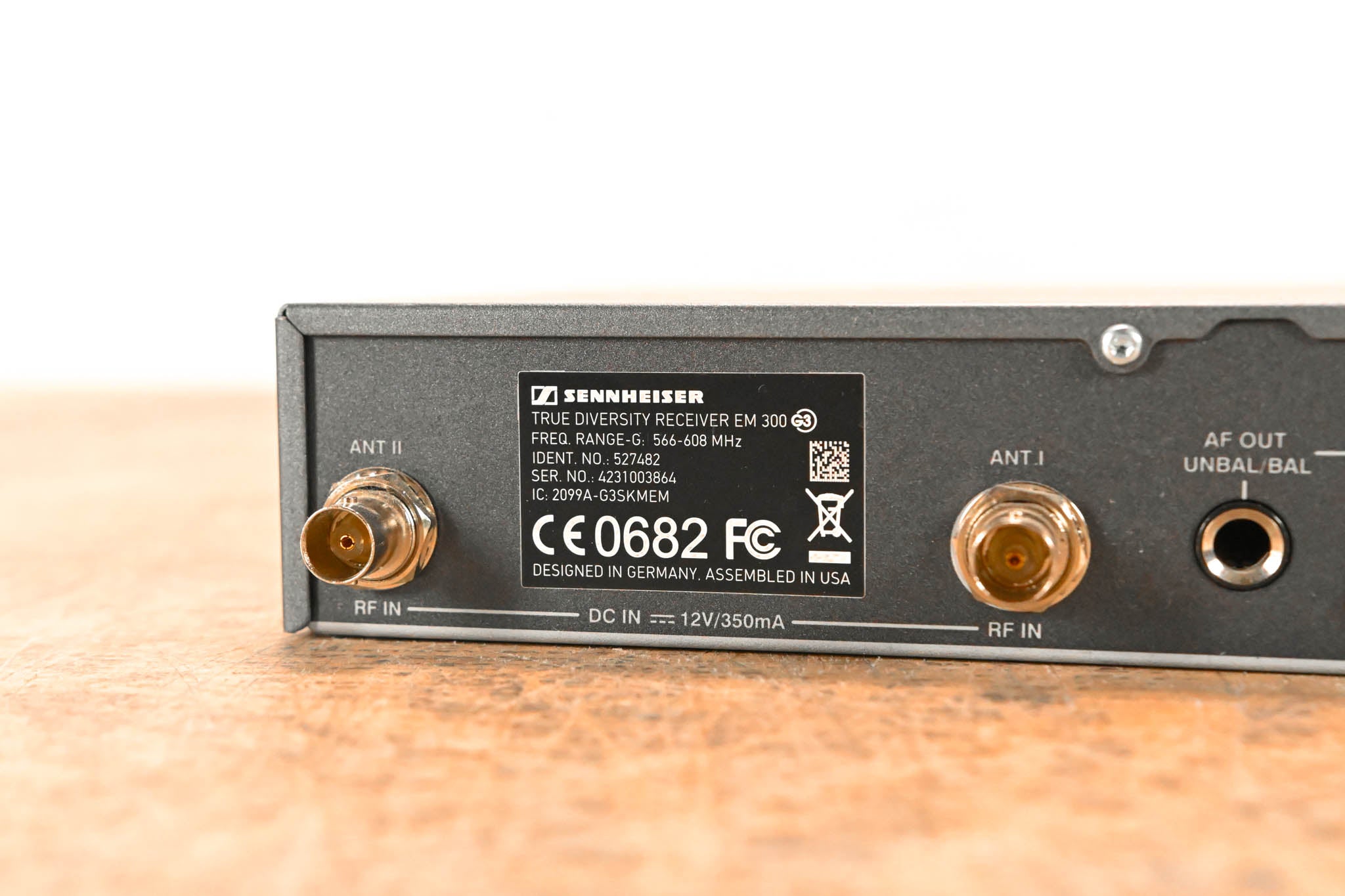 Sennheiser EM 300 G3 Wireless Receiver - 566-608 MHz (NO POWER SUPPLY)