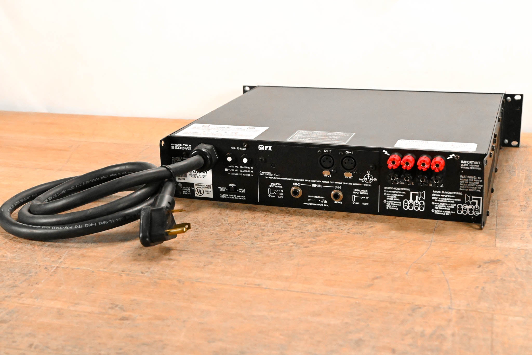 Crown Macro-Tech 3600VZ 2-Channel Power Amplifier