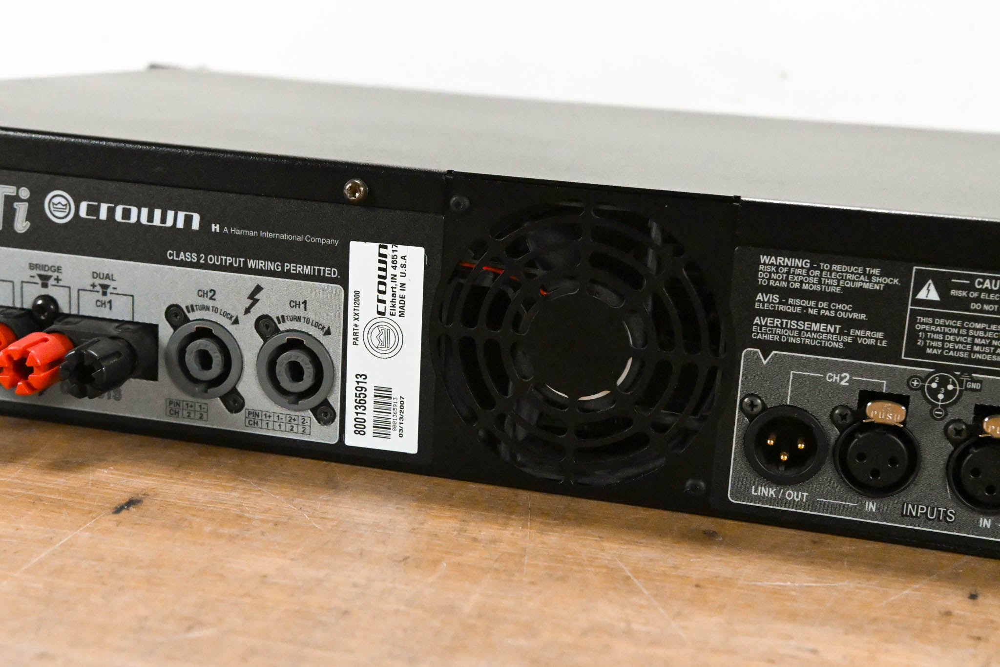 Crown XTi 2000 2-Channel Power Amplifier with DSP