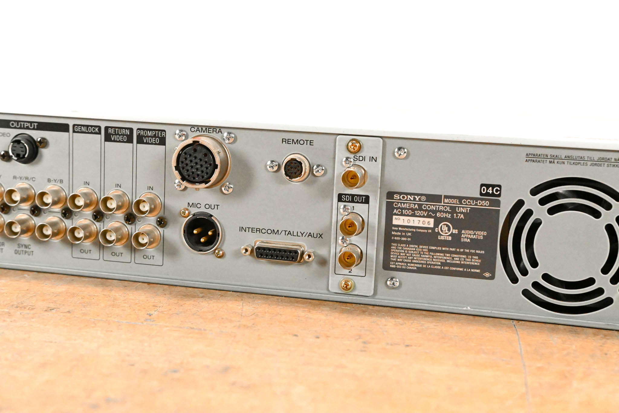 Sony CCU-D50 Camera Control Unit