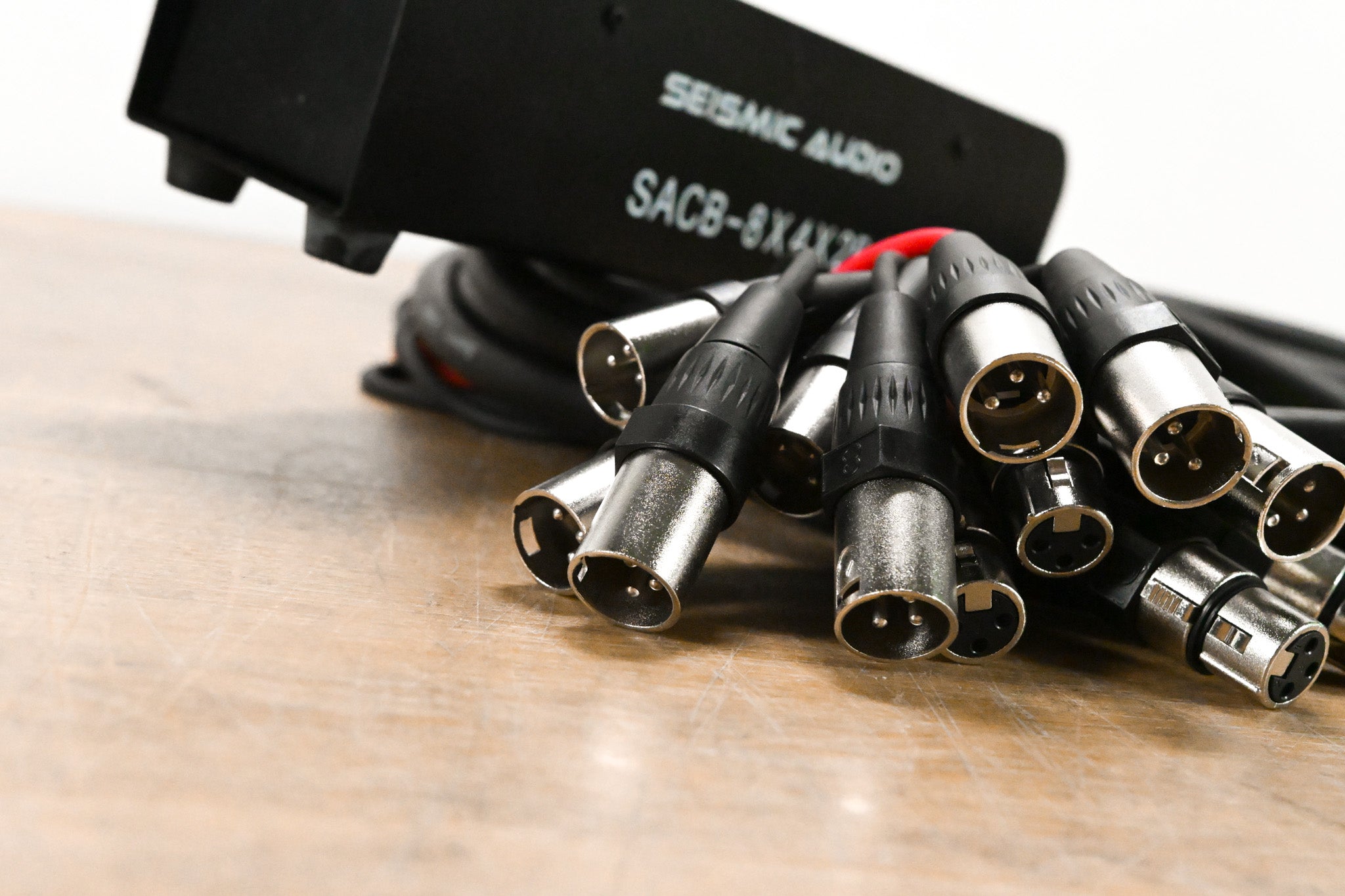 Seismic Audio SACB-8x4x25 8-Channel XLR Snake Cable w/ 4 Returns - 25'