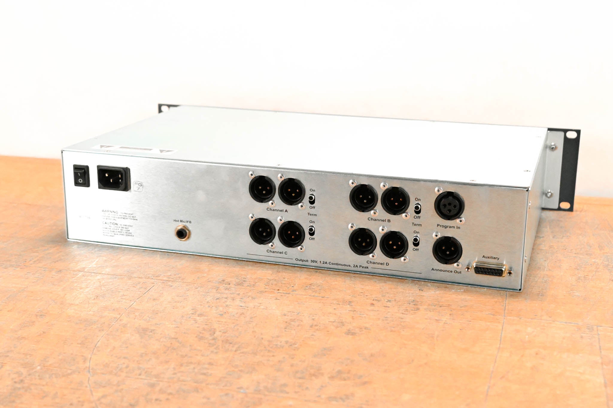 Clear-Com MS-704 2RU Four-Channel Main Station