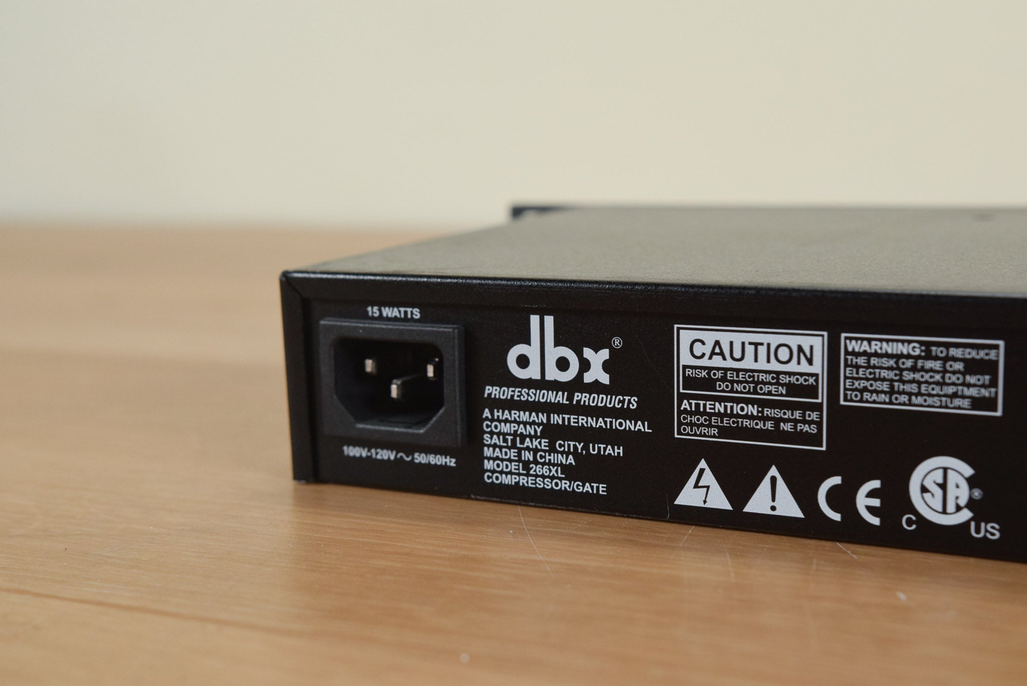 dbx 266XL 2 Channel Compressor/Gate