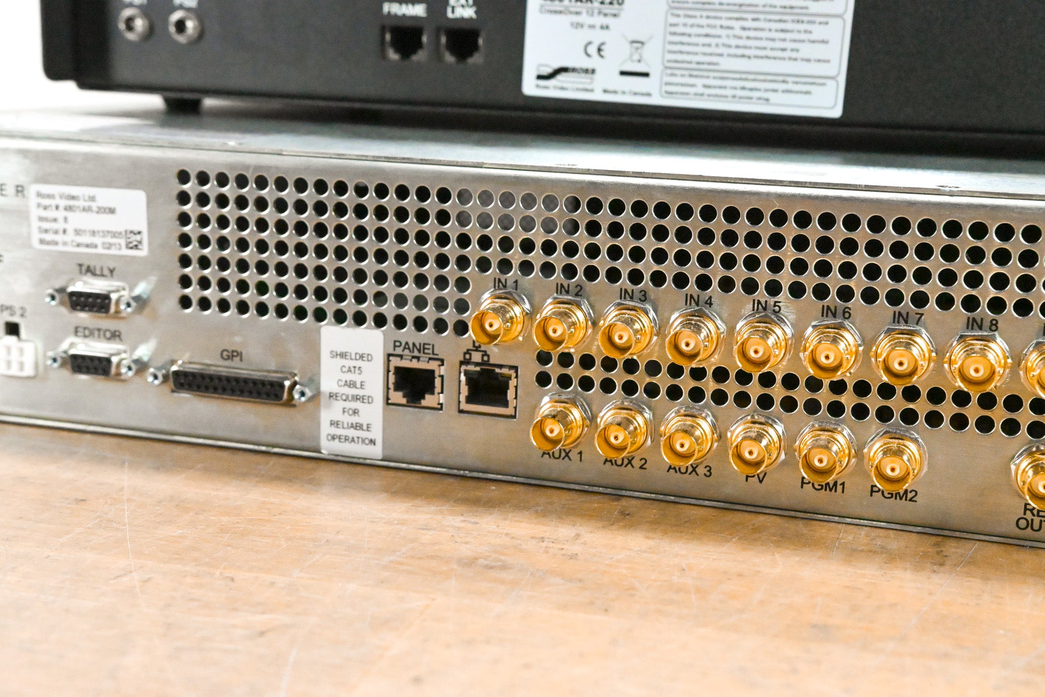 Ross CrossOver 12 12-Input HD Production Switcher (NO POWER SUPPLY)
