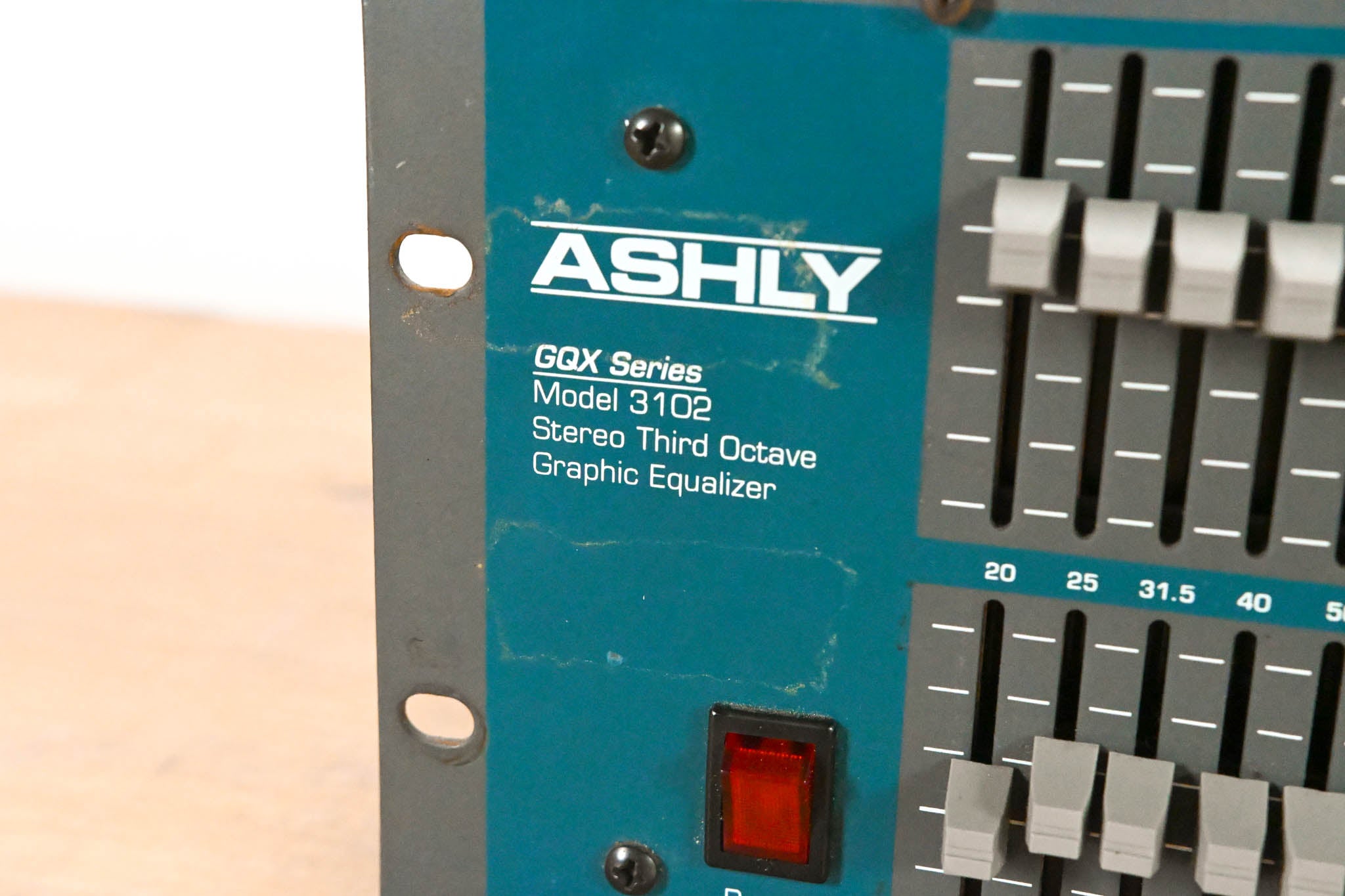 Ashly GQX-3102 2-Channel 31-Band Graphic Equalizer