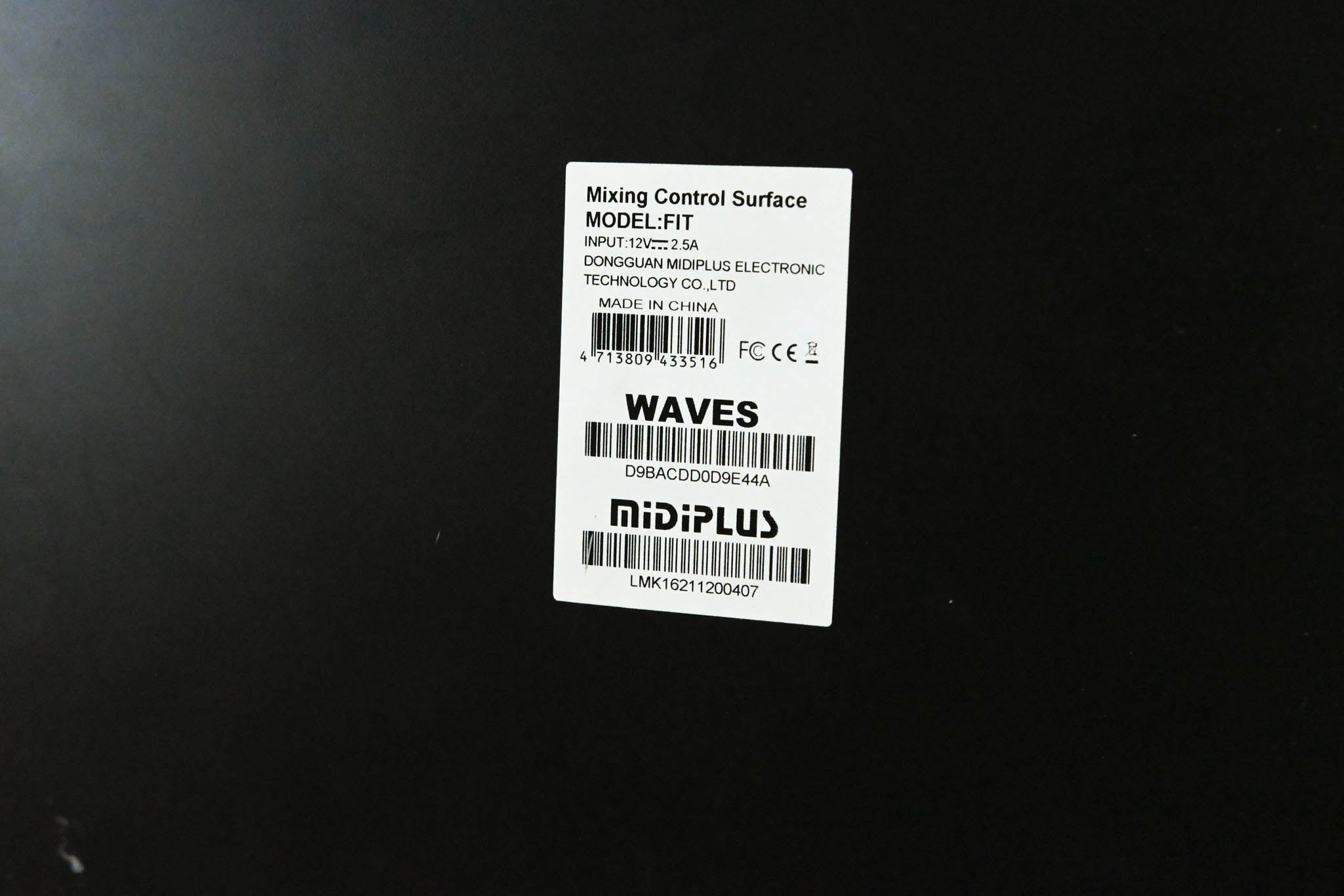 Waves FIT Controller for eMotion LV1