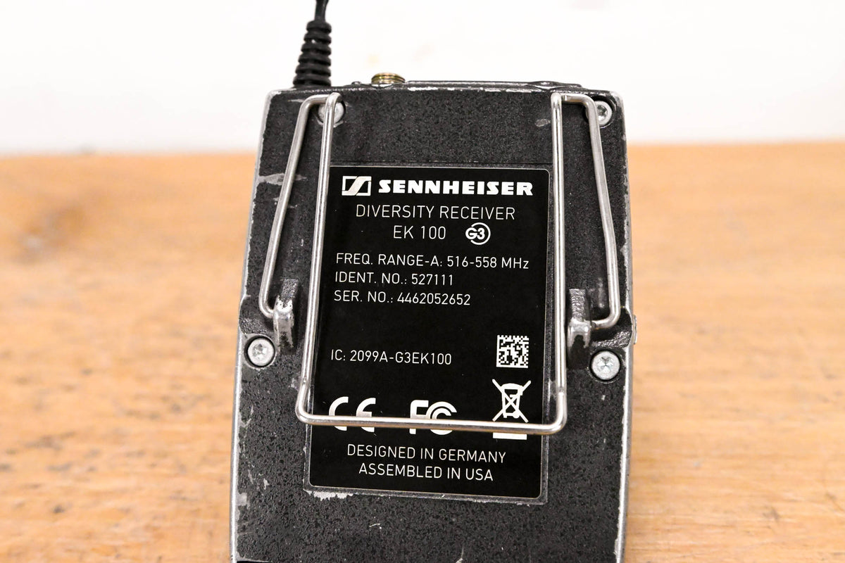 Sennheiser EK 100 G3 Wireless Camera Receiver - A Range: 516-558 MHz