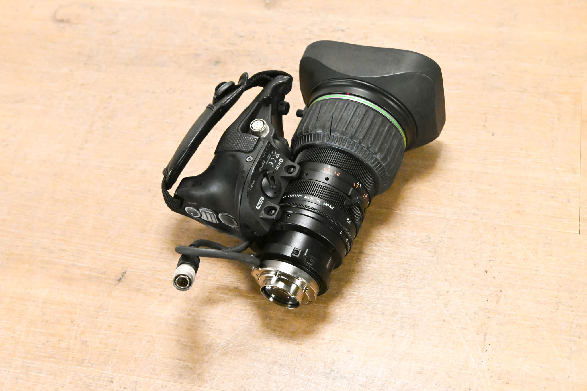 Canon KJ20x8.5B KRSD PS12 20x HDgc Series HDTV Zoom Lens 1:8.5-170mm