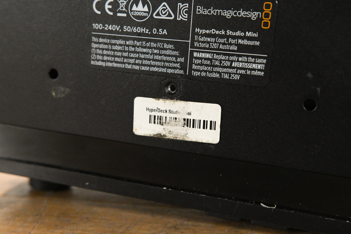 Blackmagic Design HyperDeck Studio Mini