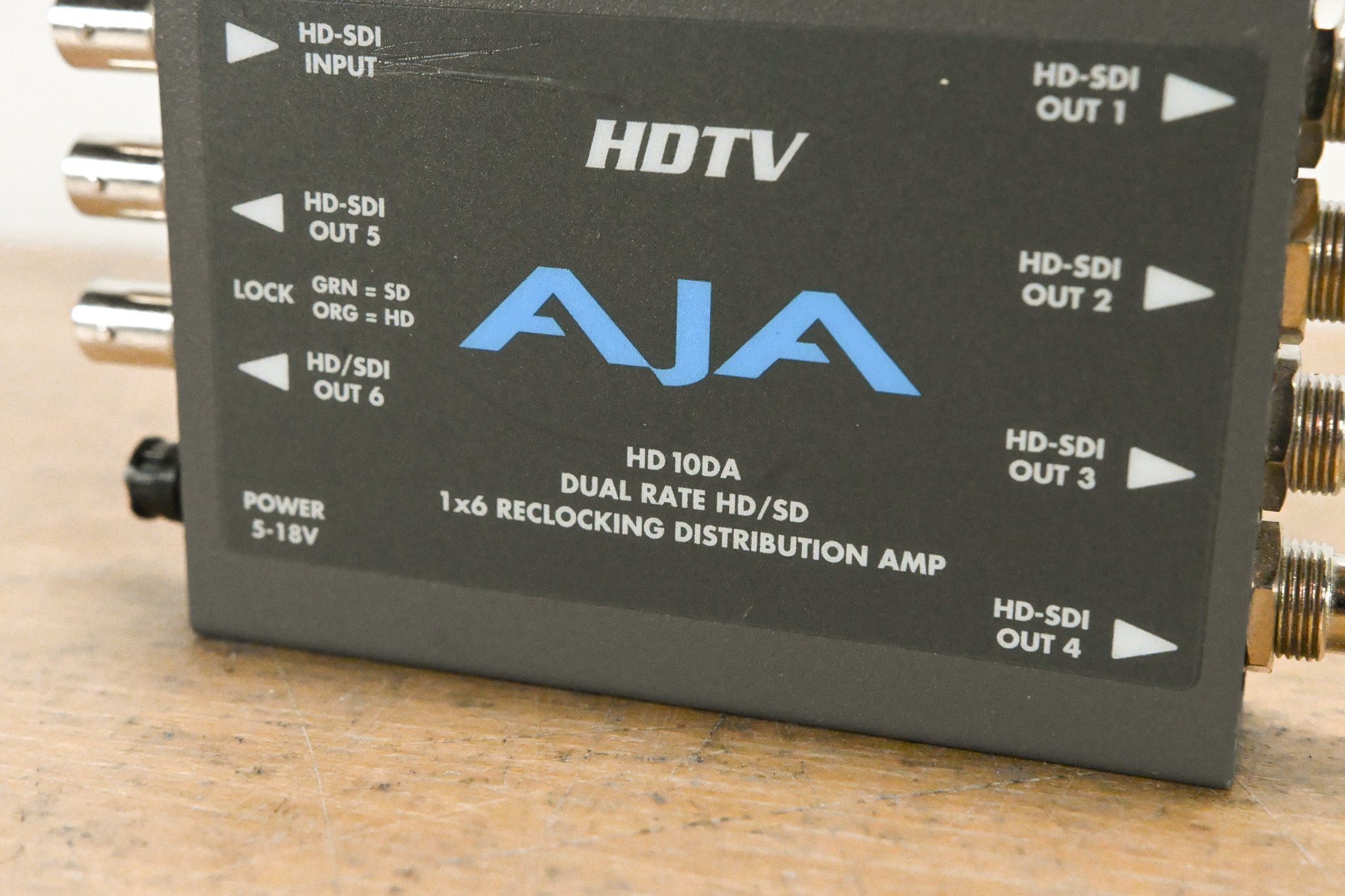 AJA HD10DA 1x6 Distribution Amplifier (NO POWER SUPPLY)