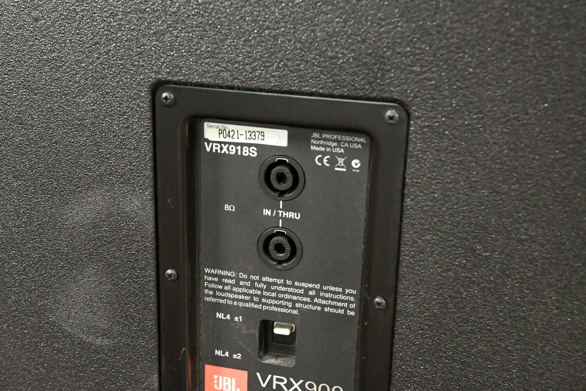 JBL VRX918S 18-inch High Power Flying Subwoofer