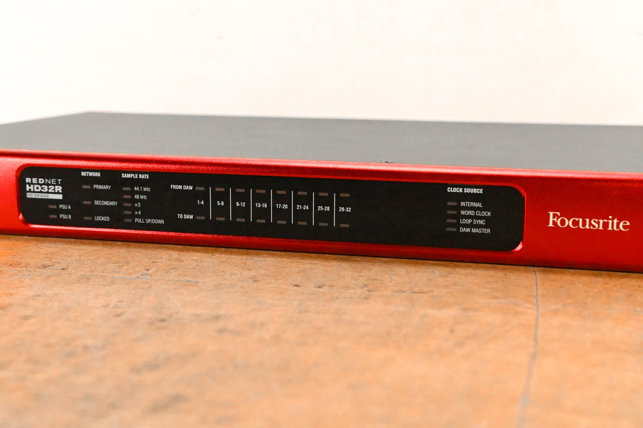 Focusrite RedNet HD32R 32 x 32 Dante Network Digital I/O HD Bridge