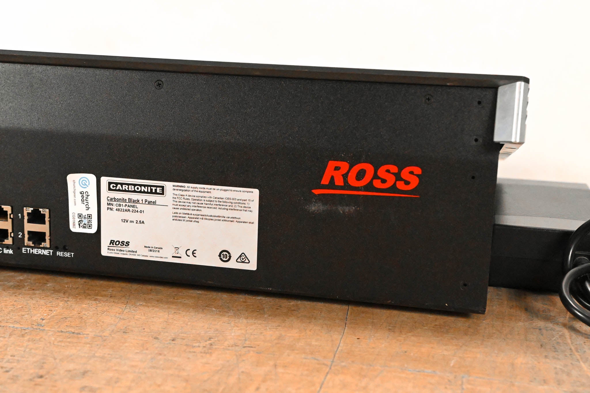 Ross Carbonite Black 1 Panel