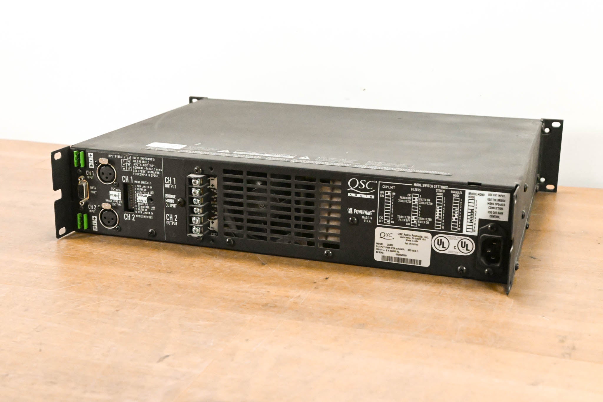 QSC CX302 2-Channel Power Amplifier