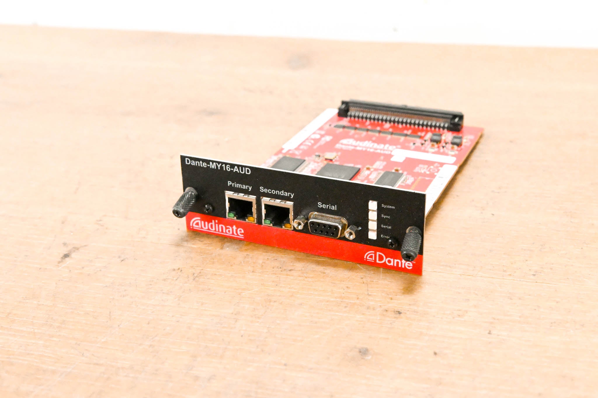 AUDINATE DANTE-MY16-AUD ① Audinate Dante-MY16-AUD 16-Channel Dante Network I/O Card CG013P3