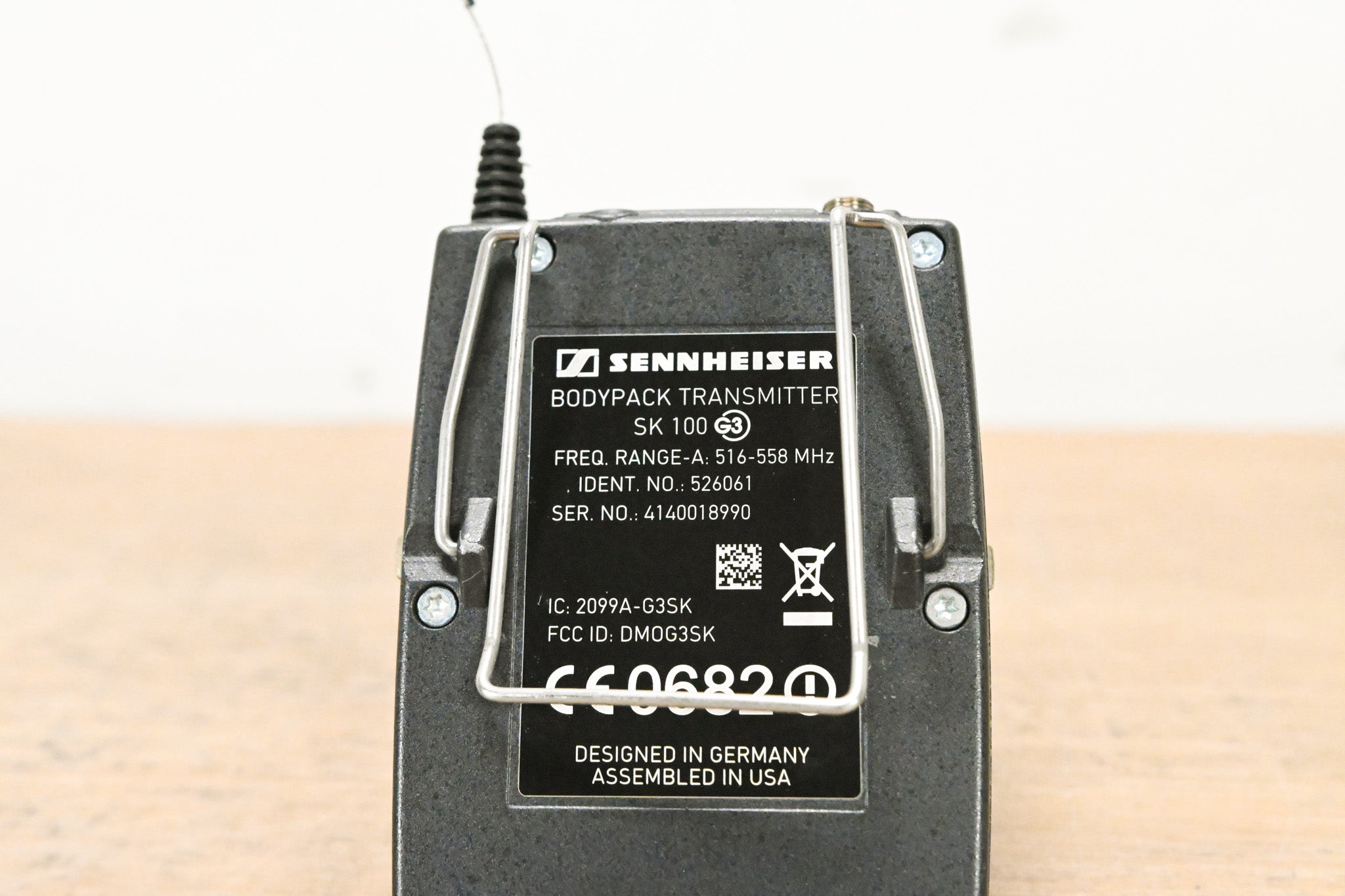 Sennheiser SK 100 G3 Wireless Bodypack Transmitter A Range: 516-558 MHz