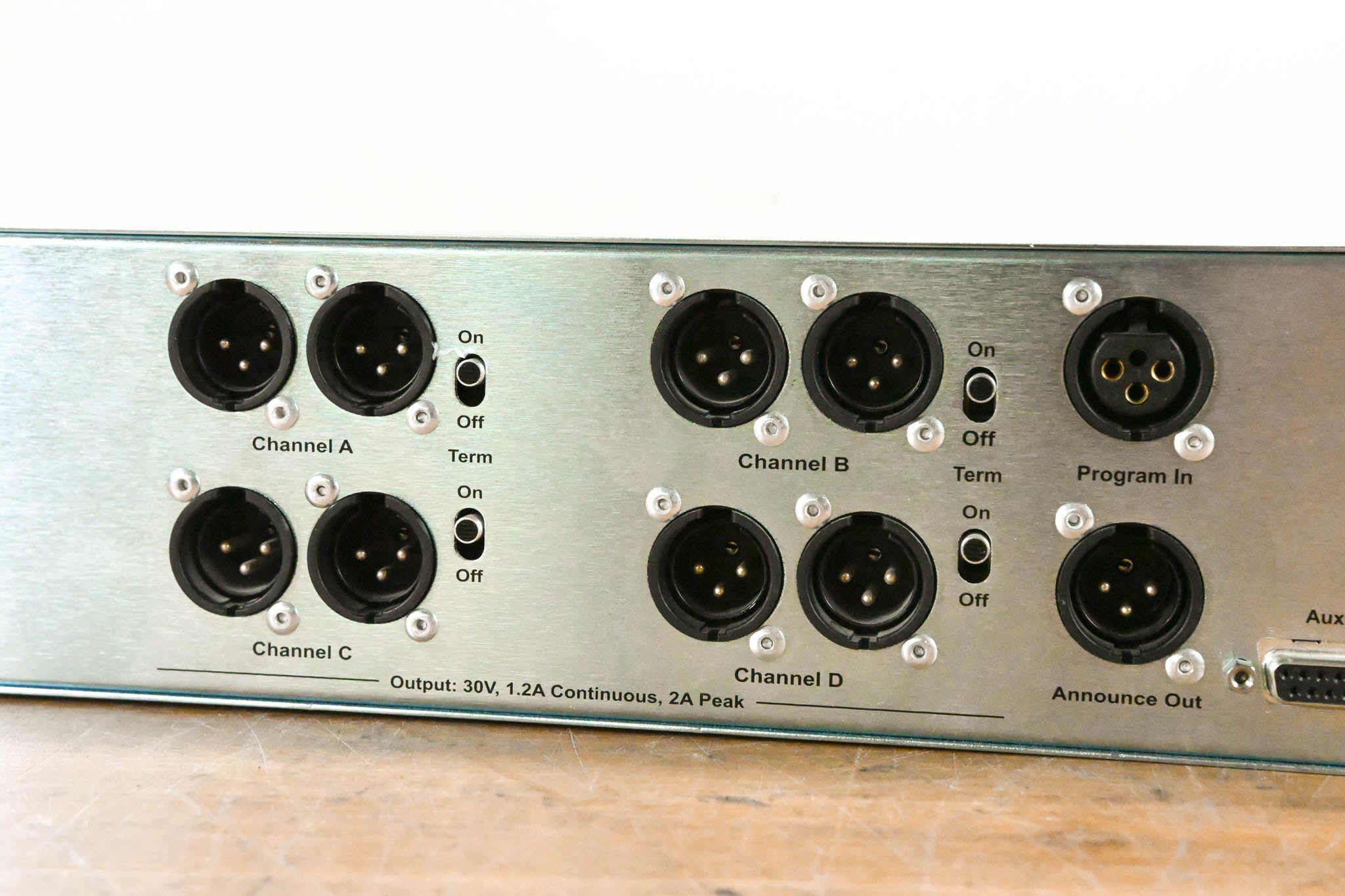Clear-Com MS-704 2RU Four-Channel Main Station