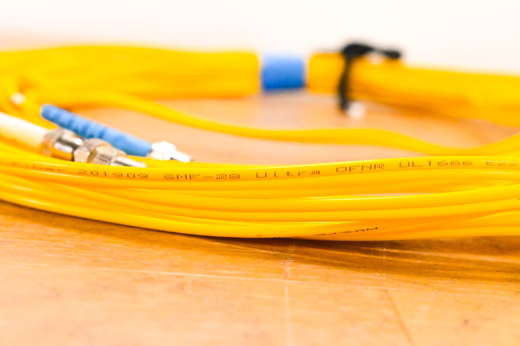 Corning SMF-28 Ultra ST-ST Duplex Single Mode Fiber Cable - 20'
