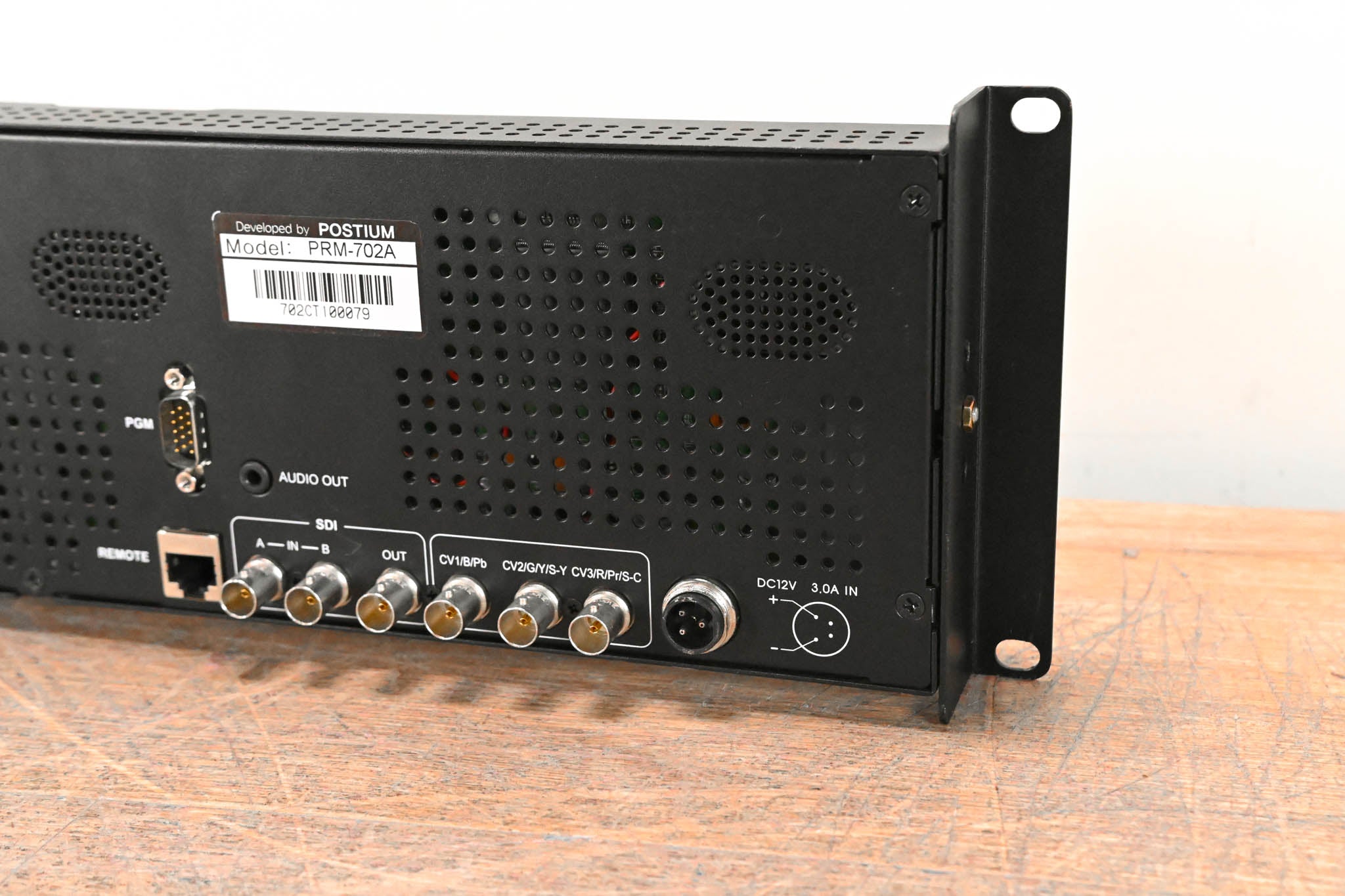 Postium PRM-702A 7" Multi Format Dual LCD Rack Monitor (NO POWER SUPPLY)