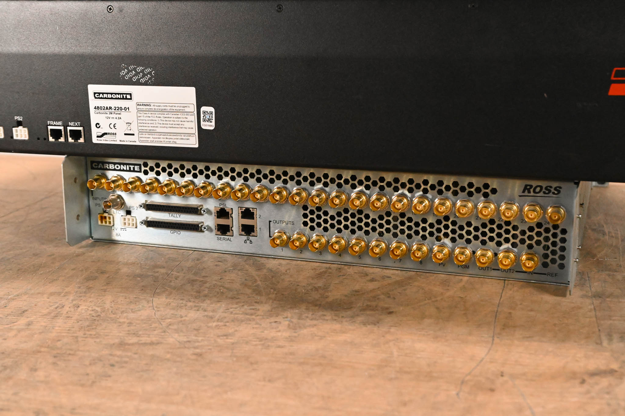 Ross Carbonite+ Frame 1 M/E Video Switcher with Carbonite 2M Panel