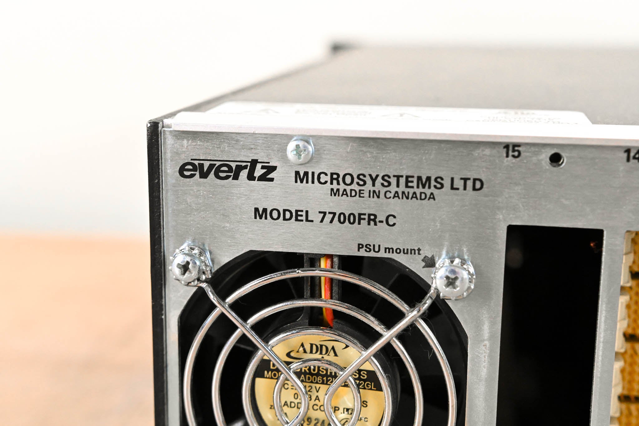 Evertz 7700FR-C MultiFrame Chassis with Cards