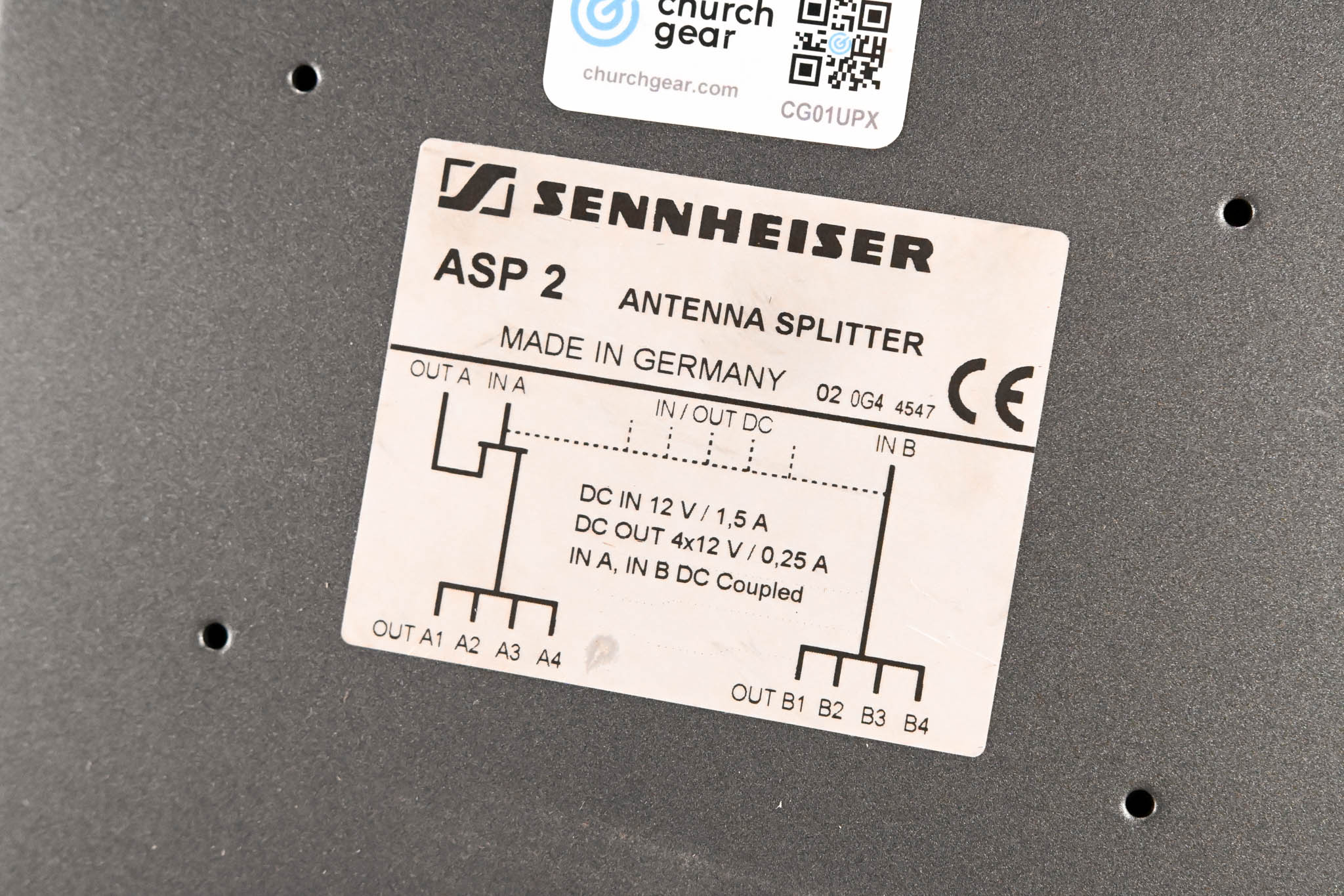 Sennheiser ASP 2 Antenna and Power Distribution System (NO POWER SUPPLY)