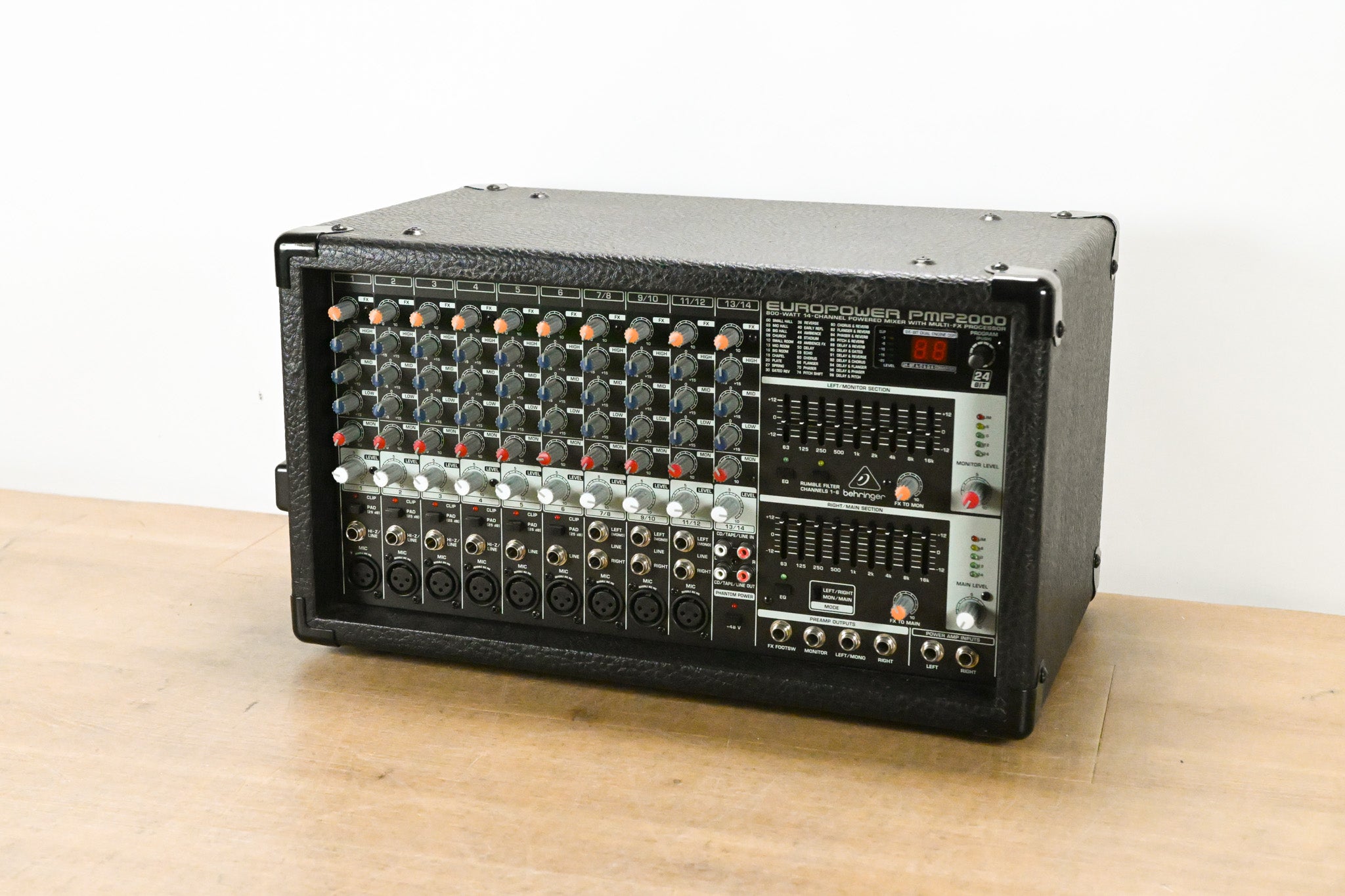 Behringer Europower PMP2000  800-Watt 10-Channel Powered Mixer