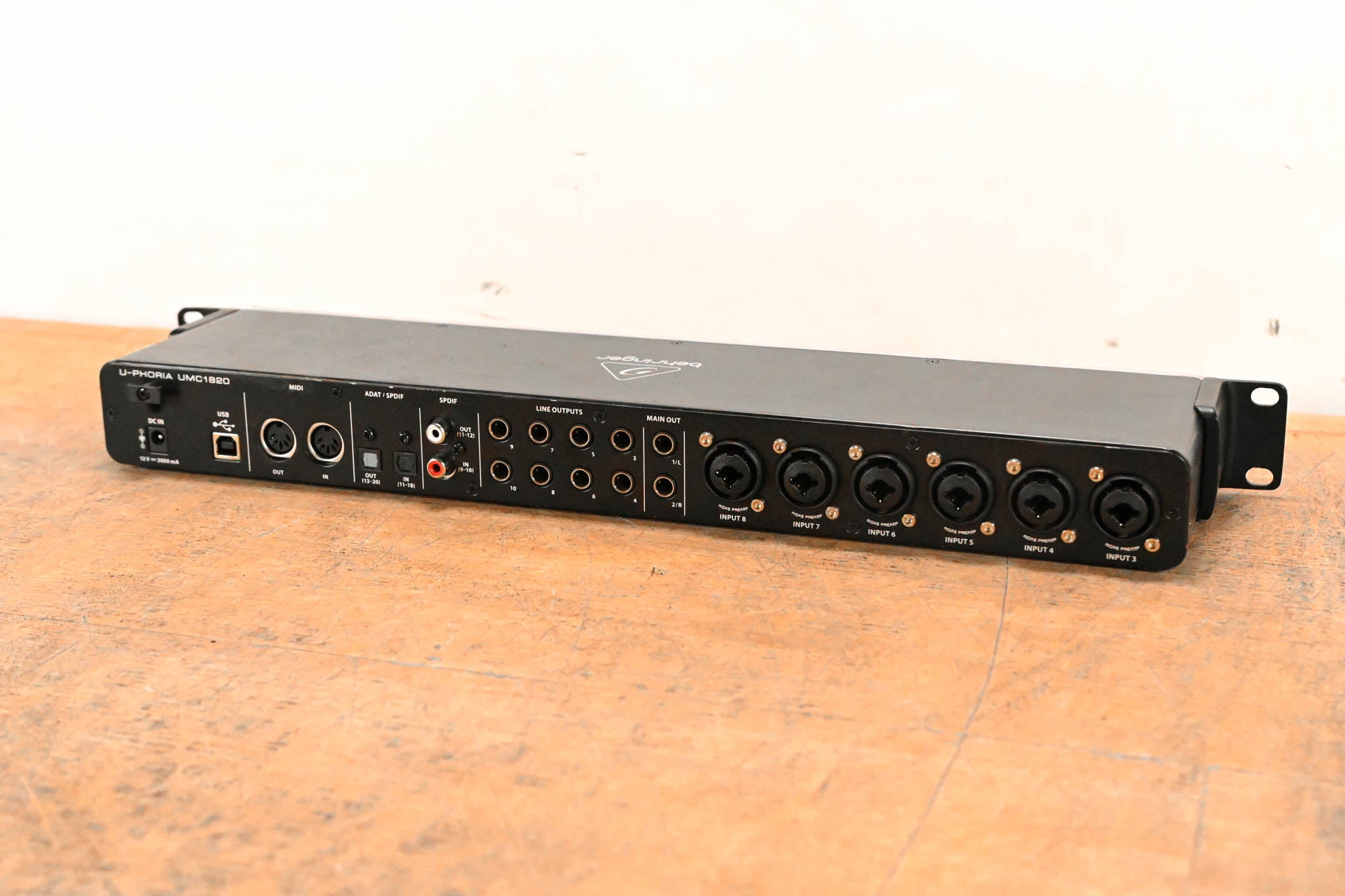 Behringer U-Phoria UMC1820 USB Audio Interface (NO POWER SUPPLY)