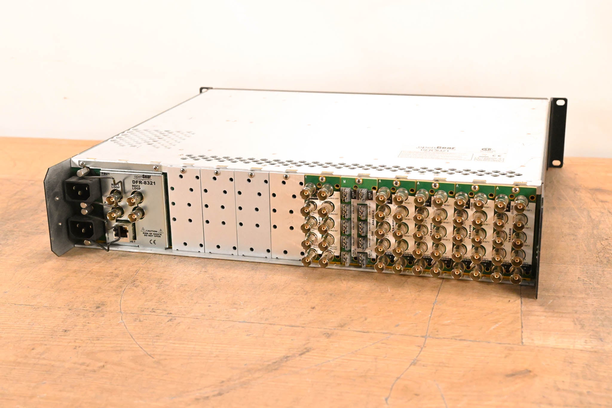 Ross DFR-8321 OpenGear 2RU Module Frame with Cards