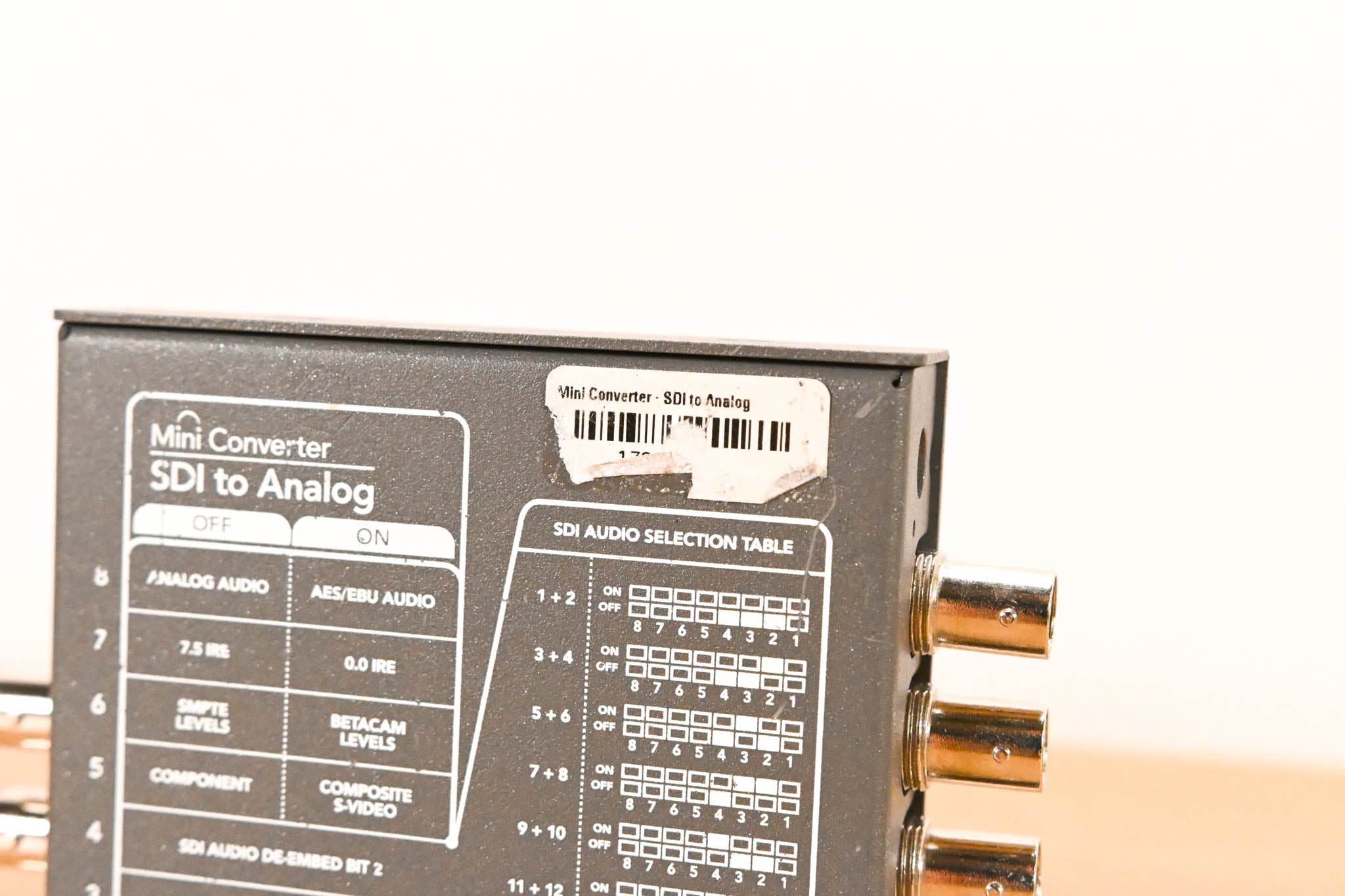 Blackmagic Design Mini Converter SDI to Analog (NO POWER SUPPLY)