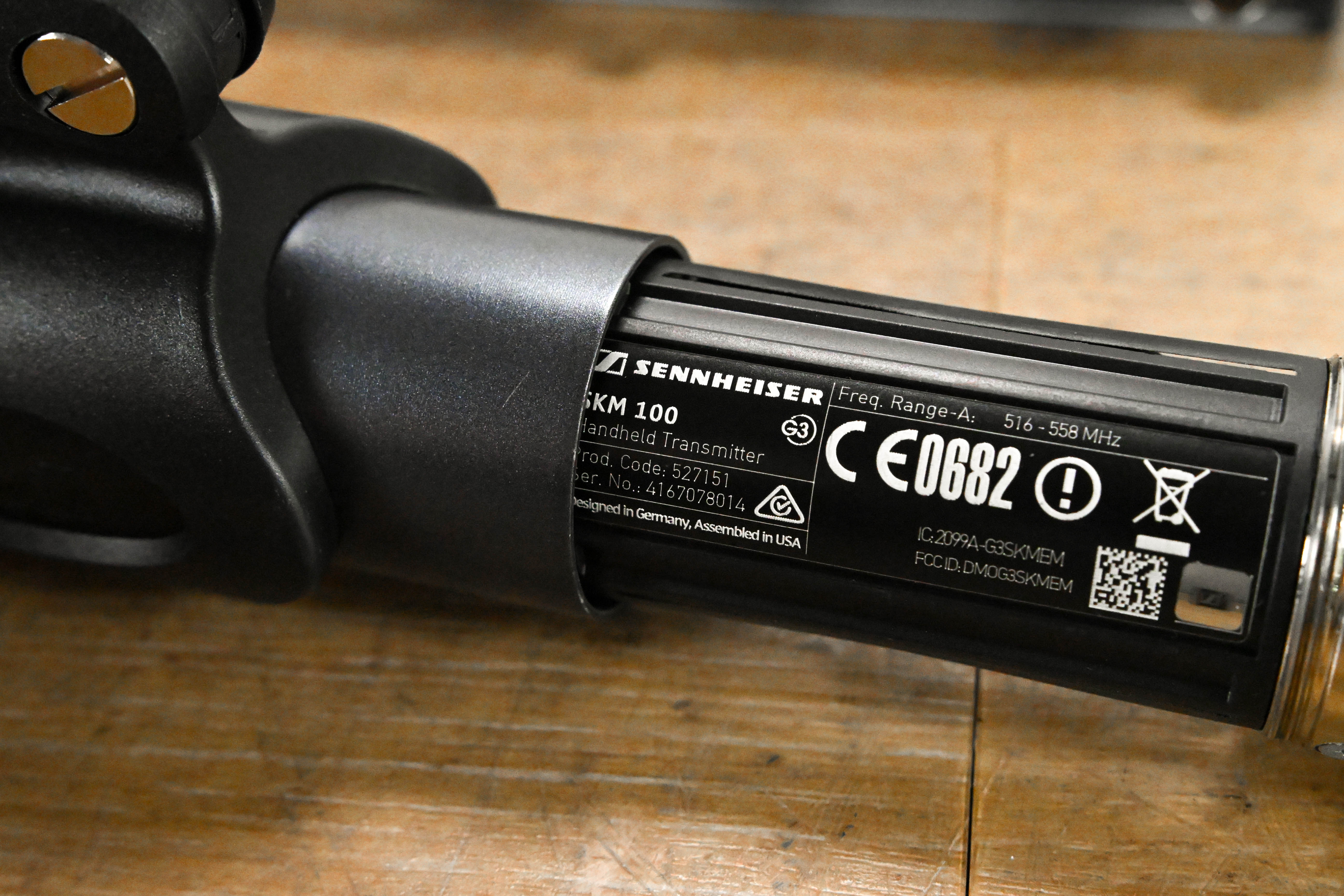 Sennheiser ew 100 G3 Handheld Wireless System - A Range: 516-558 MHz