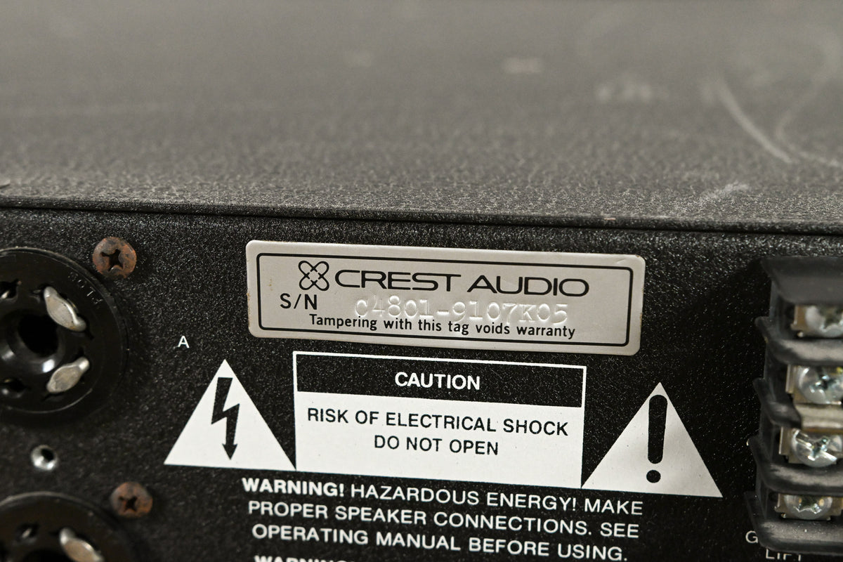 Crest Audio 4801 2-Channel Power Amplifier