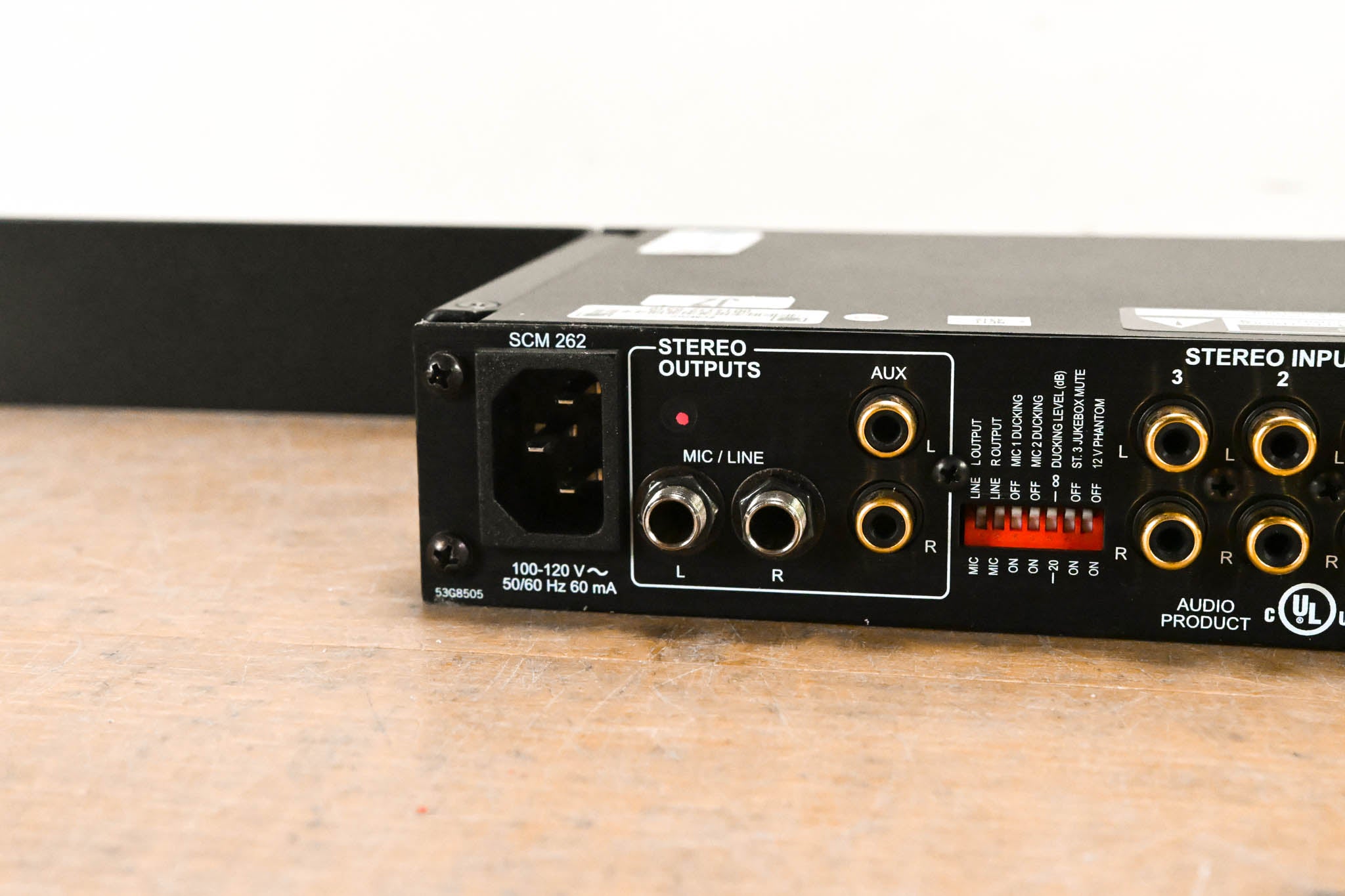 Shure SCM262 Stereo Microphone Mixer