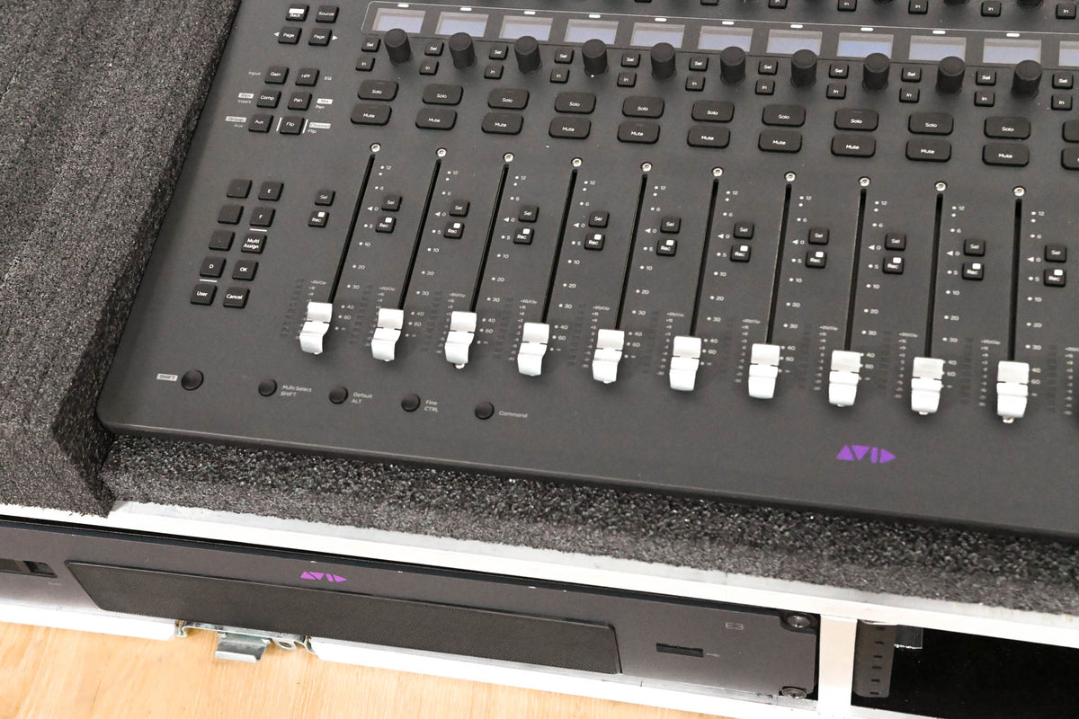 AVID S3 16-Fader Control Surface w/ E3 Engine and Road Case