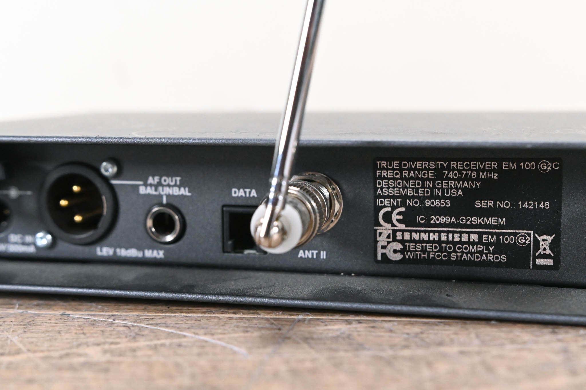 Sennheiser EM 100 G2 Wireless Receiver 740-776 MHz (NO POWER SUPPLY)